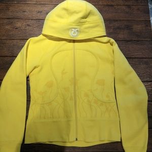 Lululemon yellow scuba hoodie
